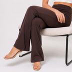Women's Cocoa Luxe Flared Palazzo Pants-4