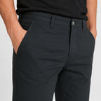 Men's Navy Blue Premium Tailored Smart Casual Trousers-4