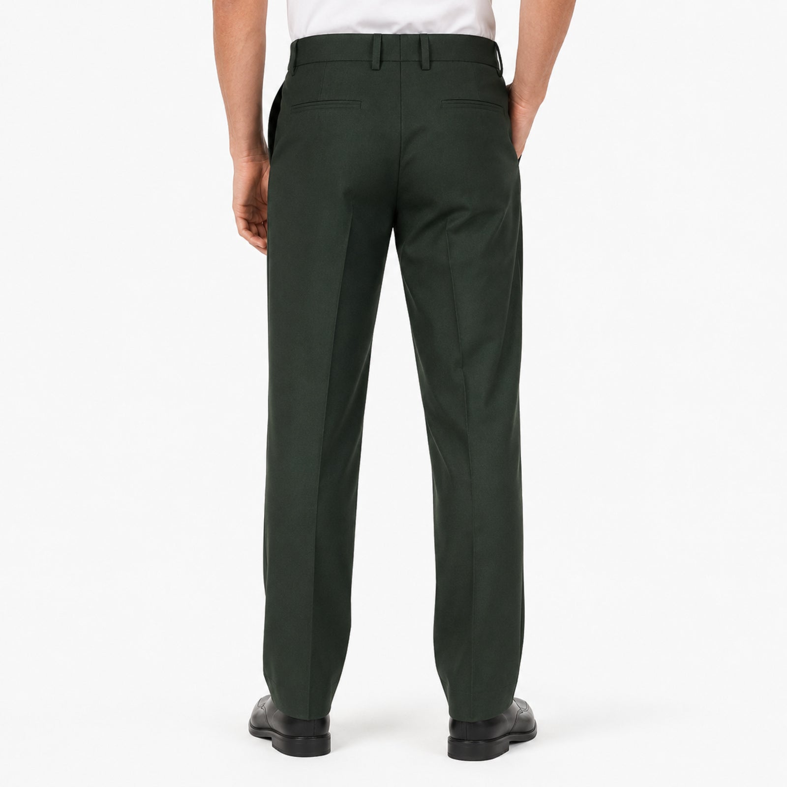 Men's Midnight Black Executive Slim Fit Formal Trousers-1