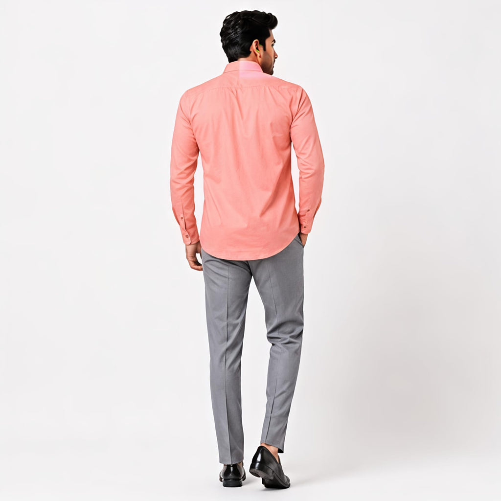 Men's Vibrant Hot Pink Executive Formal Shirt-4