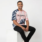 Men's California Tie-Dye Graphic Oversized T-Shirt-3