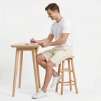Men's Grey Drawstring Lounge Shorts-1