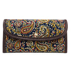 Vintage Paisley Foldover Clutch Wallet-1