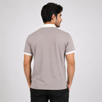 Men's Riviera White Vertical Stripe Polo T-Shirt-4