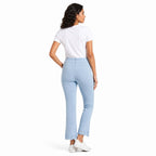 Pista Ribbed Flare Hem Pants-3