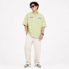 Men's Pista Oversized Minimal Typography T-Shirt-1