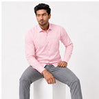 Men's Blush Pink Executive Office Formal Shirt-1