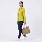 Lime Elegance Classic Collared Shirt-2