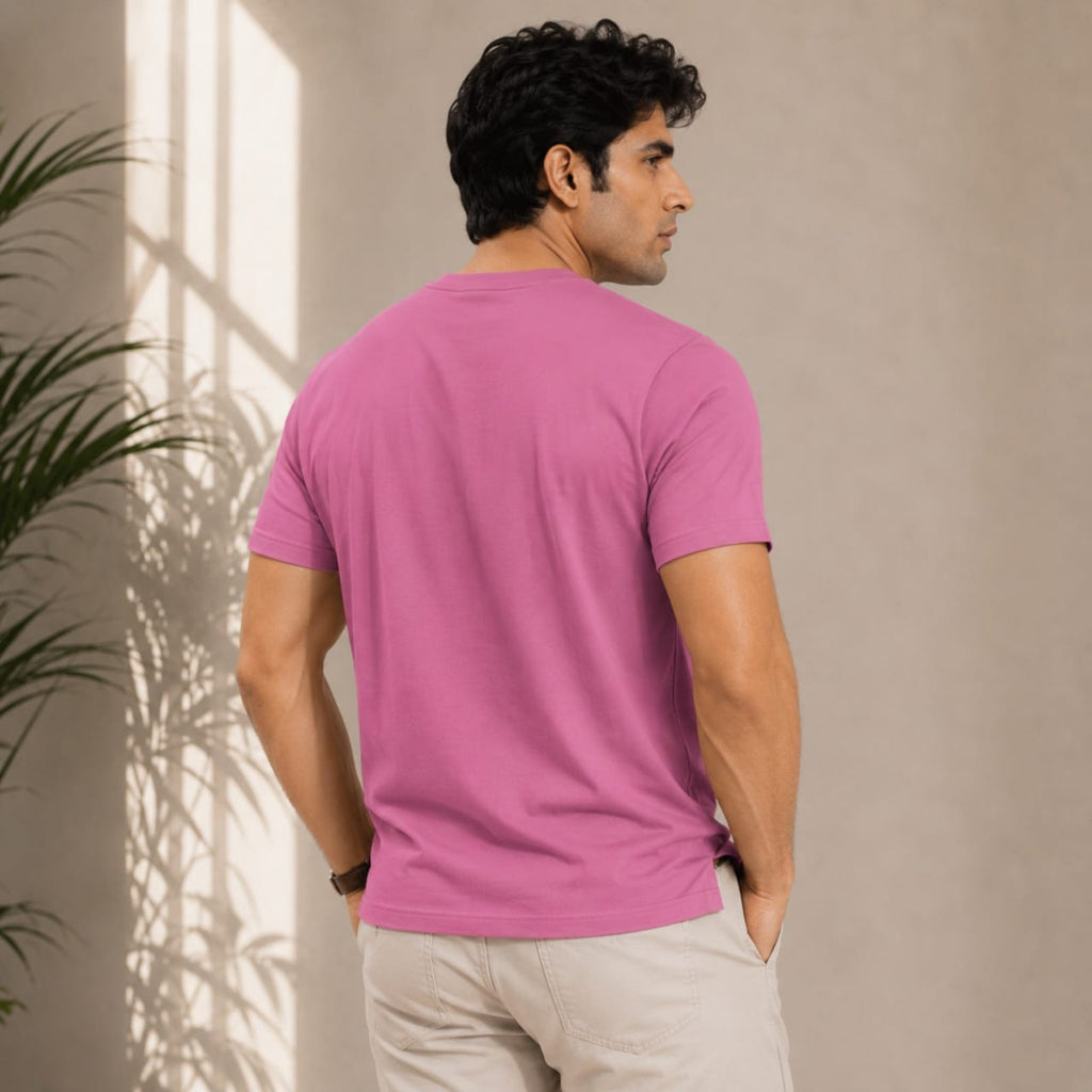 Men's Rosewood Typography Graphic Casual T-Shirt-1