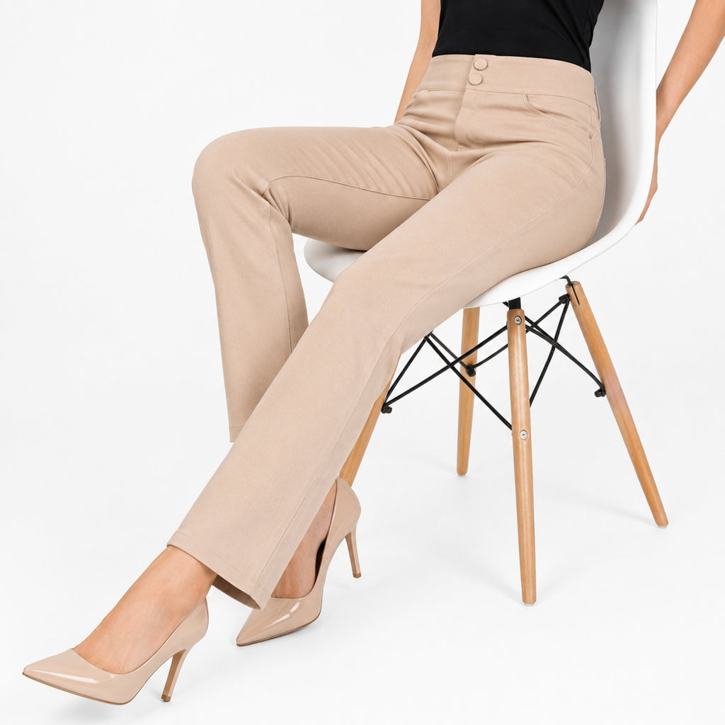 Women's Desert Muse Straight Fit Trousers-3