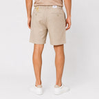 Men's Beige Drawstring Casual Shorts-2