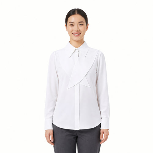 Ivory Structured Overlay Shirt-2