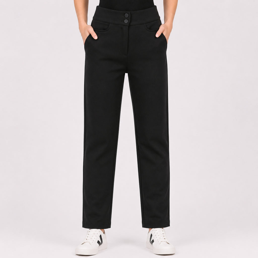Women's Noir Edge Slim-Fit Trousers-1
