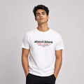 Men's Minimal White Typography Graphic T-Shirt-4