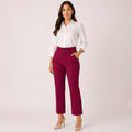 Women's Sleek Hot Pink Tailored Formal Executive Trousers-1