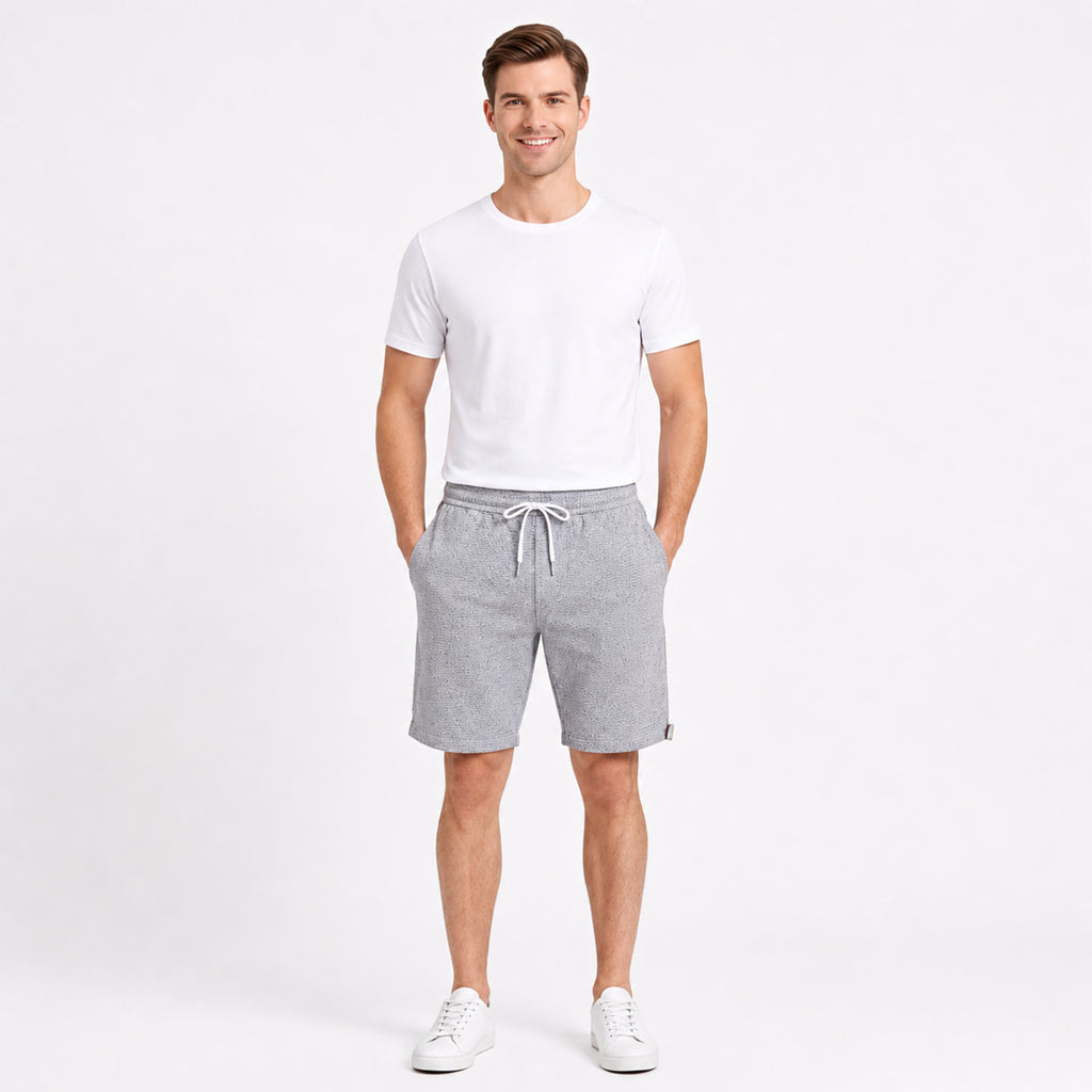 Grey Comfort Drawstring Shorts-1