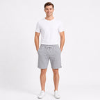 Grey Comfort Drawstring Shorts-1