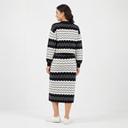 Monochrome Zigzag Co-ord Set-2
