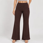 Women's Cocoa Luxe Flared Palazzo Pants-1