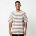 Men's Relaxed Fit Multi-Stripe Oversized T-Shirt-4