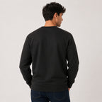 Men's Black Printed Casual Sweatshirt-1