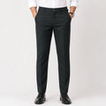 Men's Midnight Black Executive Slim Fit Formal Trousers-3