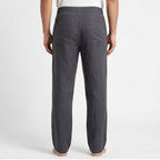 Men's Midnight Black Relaxed Fit Lounge Trousers-4