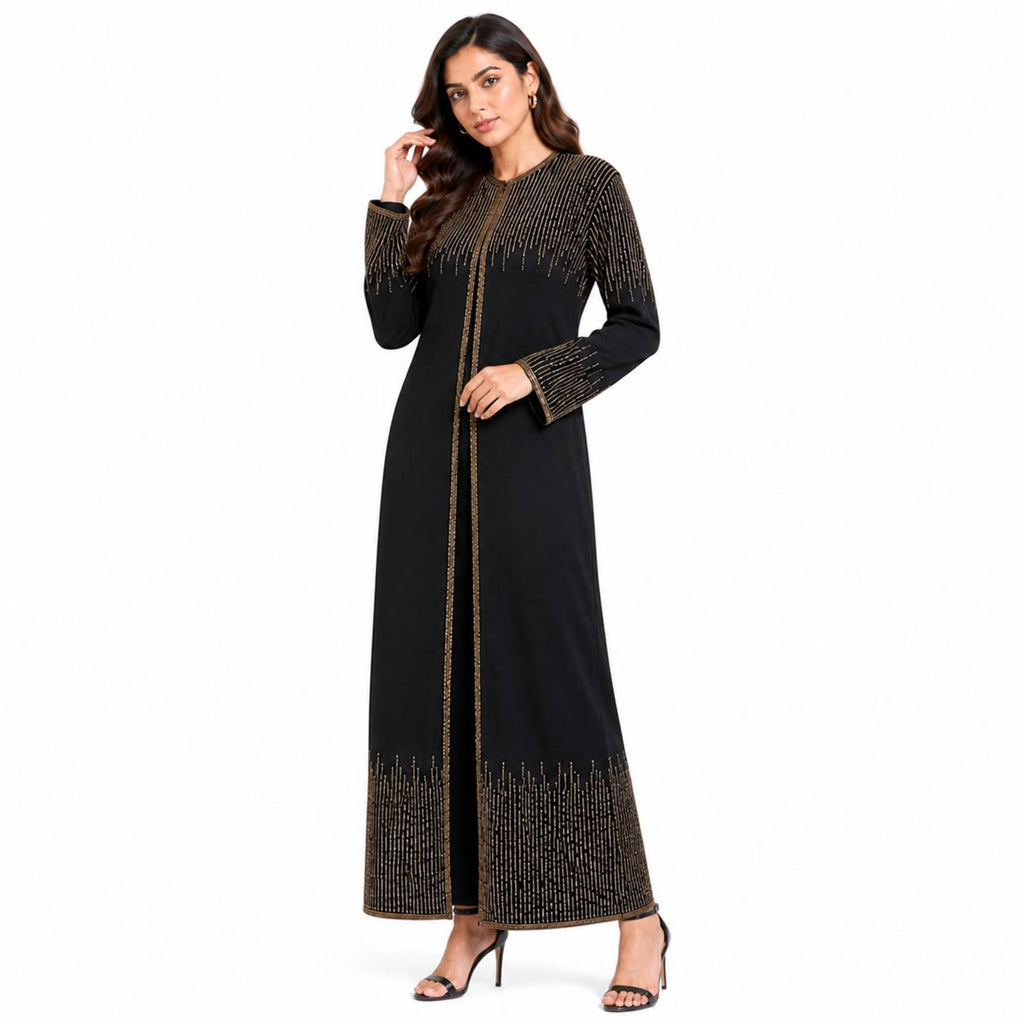 Midnight Shimmer Longline Shrug-1