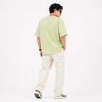 Men's Pista Oversized Minimal Typography T-Shirt-3