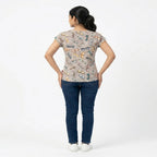 Retro Specs Print Casual Tee-3