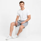 Grey Comfort Drawstring Shorts-2