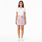 Blossom Breeze Floral Wrap Mini Skirt-1