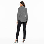 Parisian Chic Contrast Print Shirt-4