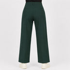 Women's Emerald Flow Wide-Leg Trousers-1