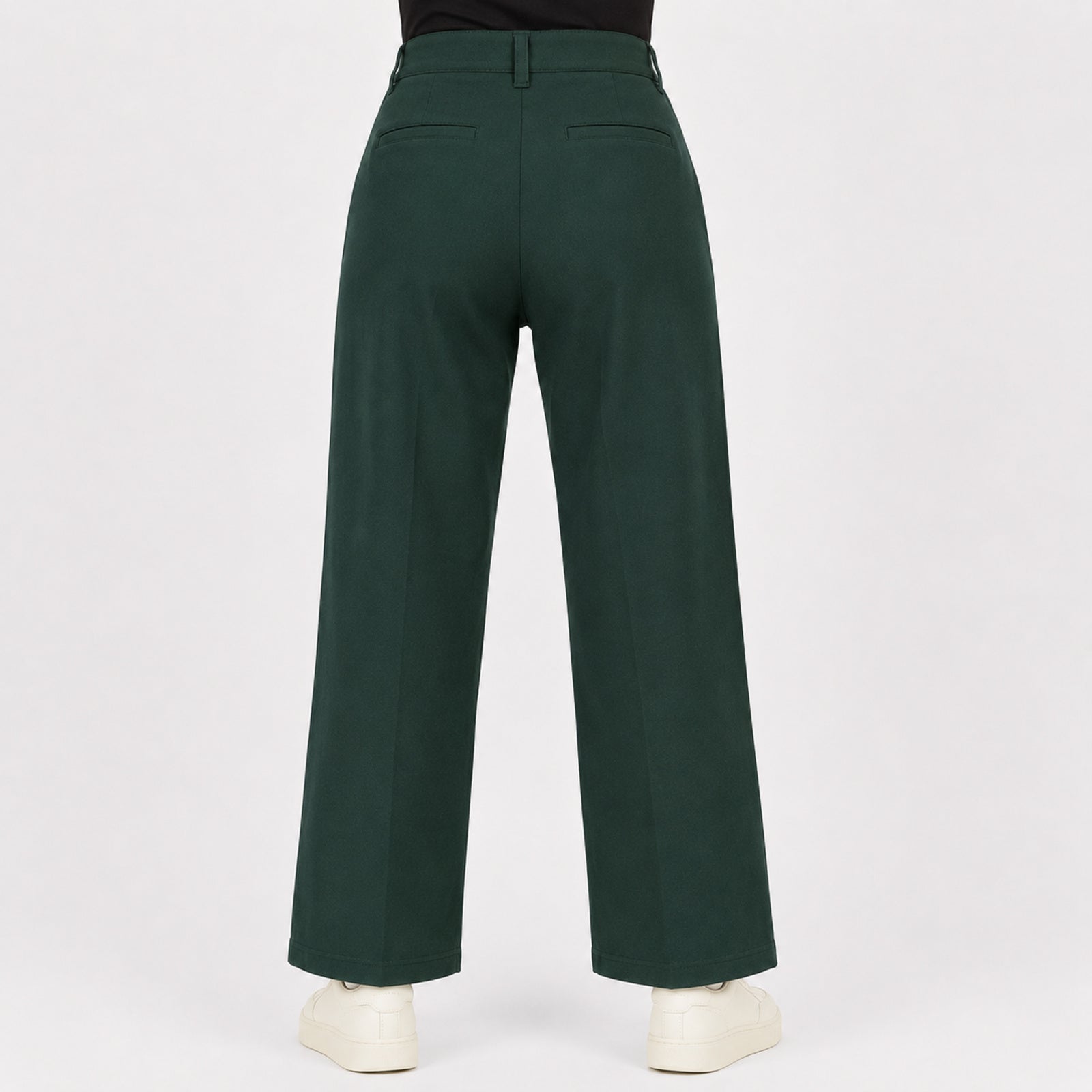 Women's Emerald Flow Wide-Leg Trousers-1