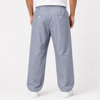 Men's Light Grey Relaxed Fit Lounge Trousers-3
