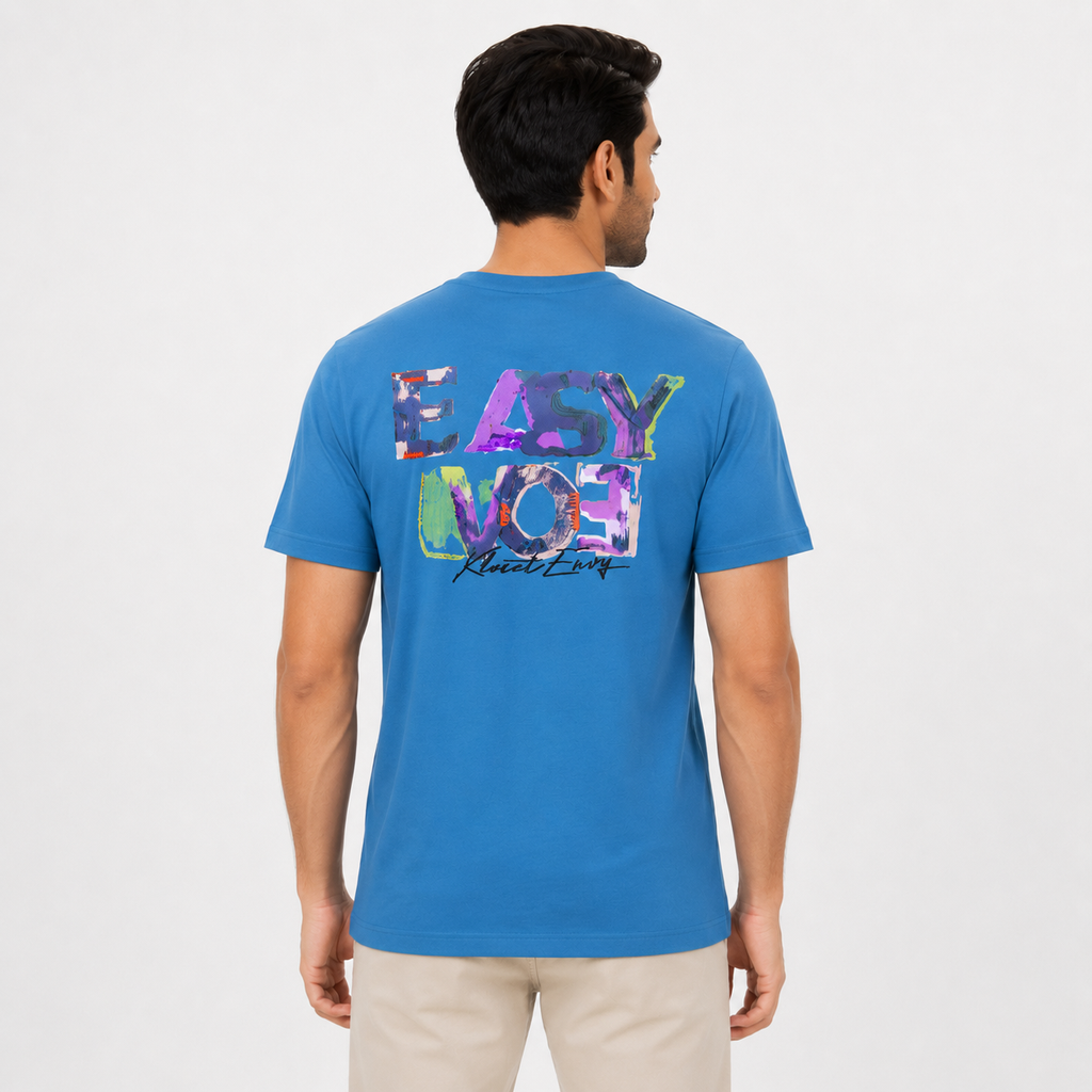 Men's Ocean Breeze Minimal Graphic T-Shirt-3