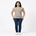 Retro Specs Print Casual Tee-1