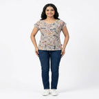 Retro Specs Print Casual Tee-1