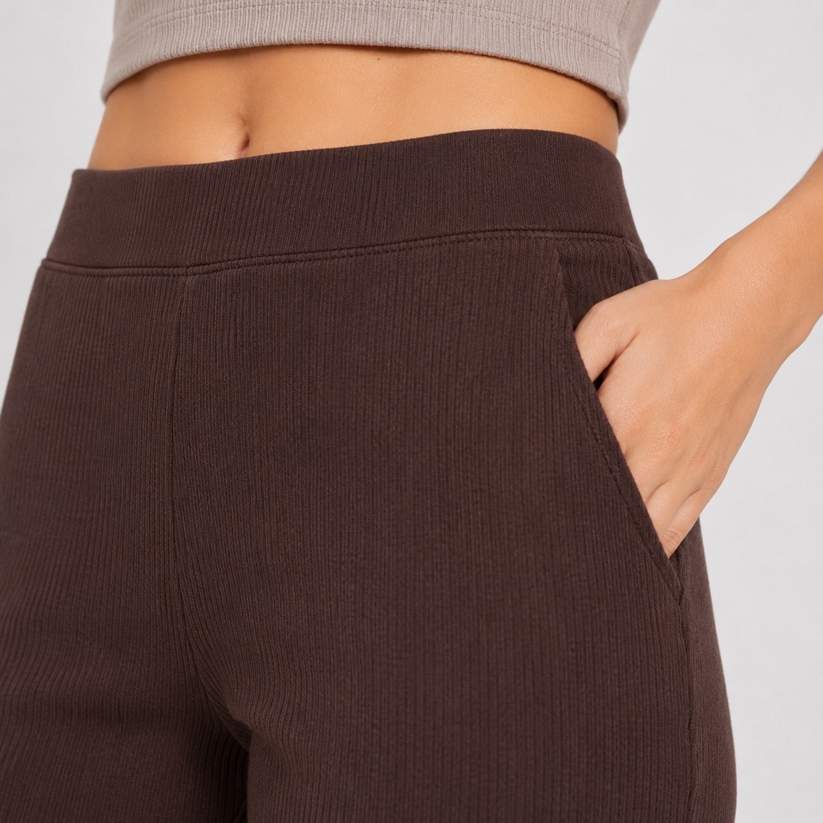 Women's Cocoa Luxe Flared Palazzo Pants-2
