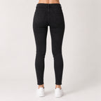 Women's Black High-Rise Skinny Fit Jeans-2