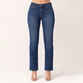 Women's Light Blue Straight Fit Denim Jeans-1
