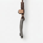 Women’s Elegant Smooth Tan Leather Belt with Textured Antique Gunmetal Buckle-4