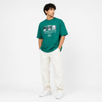 Men's Graphic Print Cotton Oversized T-Shirt-3