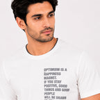Men's White Casual Co-ord Set-4