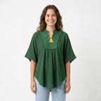 Sage Breeze Relaxed Fit Tunic Top-1