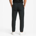 Men's Navy Blue Premium Tailored Smart Casual Trousers-2