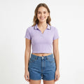 Lilac Edge Structured Crop Top-1