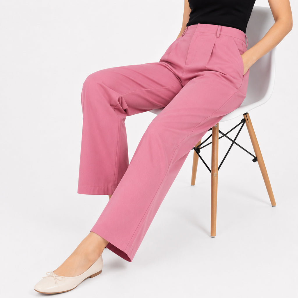 Women's Rose Aura Tailored Trousers-2