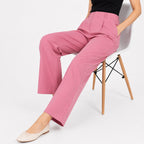 Women's Rose Aura Tailored Trousers-2